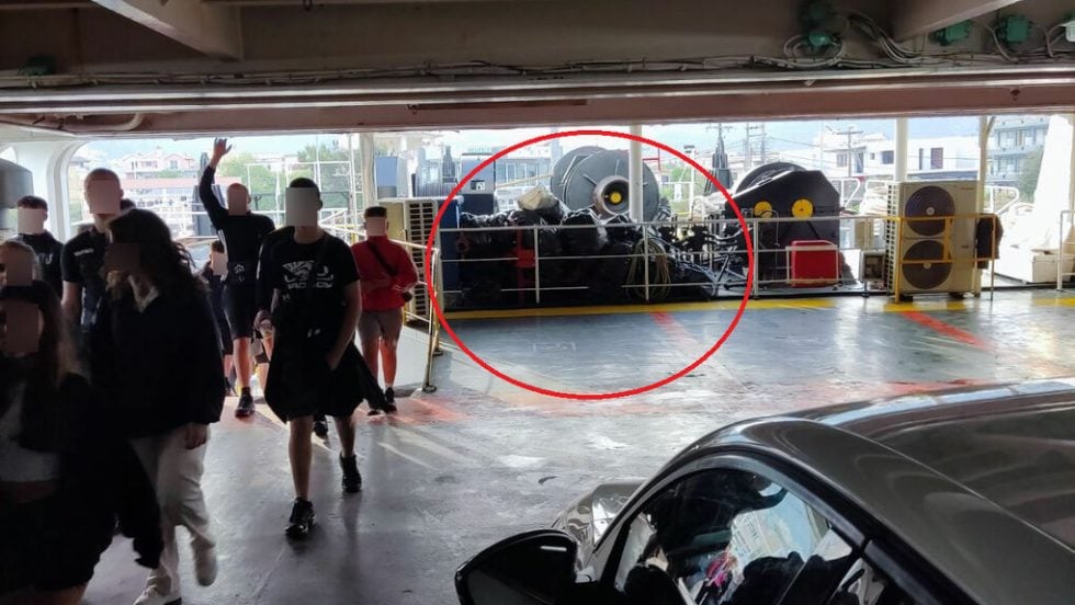 Σκουπίδια στα πορθμεία της γραμμής Κέρκυρας - Ηγουμενίτσας - Λευκίμμης